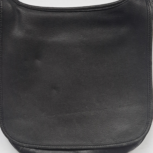 Coach Black Leather Logo Tag Accessory - Picture 5 of 10